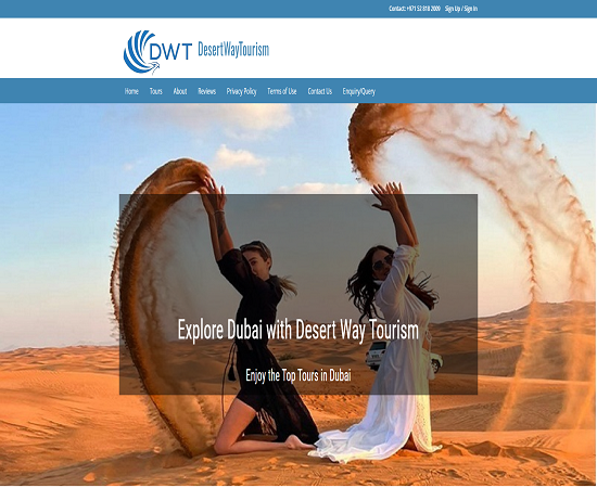 DesertWayTourism Website